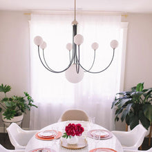 Load image into Gallery viewer, Coco Chandelier in dining room.

