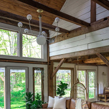 Load image into Gallery viewer, Coco Chandelier in living room.

