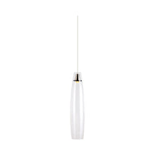 Load image into Gallery viewer, Coda LED Pendant Light in Clear Crackle/Small.
