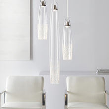Load image into Gallery viewer, Coda LED Pendant Light in office.
