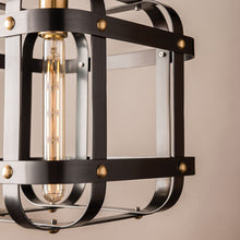 Load image into Gallery viewer, Colchester Semi Flush Mount Ceiling Light in Detail.
