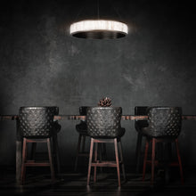 Load image into Gallery viewer, Coliseo LED Chandelier in dining room.
