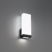 Load image into Gallery viewer, Coltrane LED Wall Light in Black (3500K).
