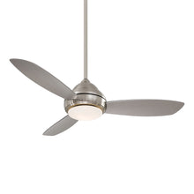Load image into Gallery viewer, Concept I LED Ceiling Fan in Brushed Nickel / Silver/Large.
