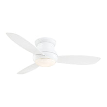 Load image into Gallery viewer, Concept II LED Outdoor Ceiling Fan in White / White Opal.
