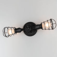 Load image into Gallery viewer, Conduit Double Wall Light in Detail.
