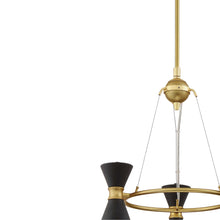 Load image into Gallery viewer, Conic Chandelier Detail.
