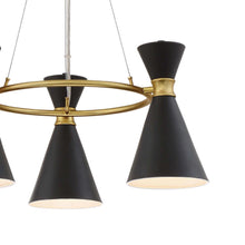 Load image into Gallery viewer, Conic Chandelier Detail.
