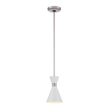 Load image into Gallery viewer, Conic Mini Pendant Light in Glitter Gloss White.
