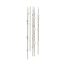 Load image into Gallery viewer, Constellation® Andromeda Round LED Pendant Light in Satin Nickel/White (26-Light).
