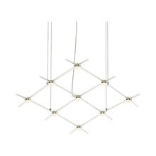 Load image into Gallery viewer, Constellation® Aquarius Minor LED Pedant Light in White/Satin Nickel.
