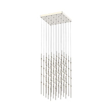 Load image into Gallery viewer, Constellation® Cosmic Cube LED Pendant Light in Satin Nickel/White (100-Light).
