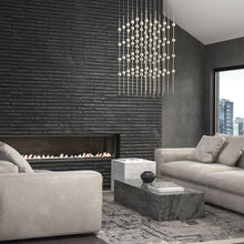 Load image into Gallery viewer, Constellation® Cosmic Cube LED Pendant Light in living room.
