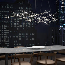 Load image into Gallery viewer, Constellation® Ursa Minor LED Pendant Light in dining room.
