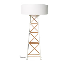 Load image into Gallery viewer, Construction Floor Lamp in White (Large).
