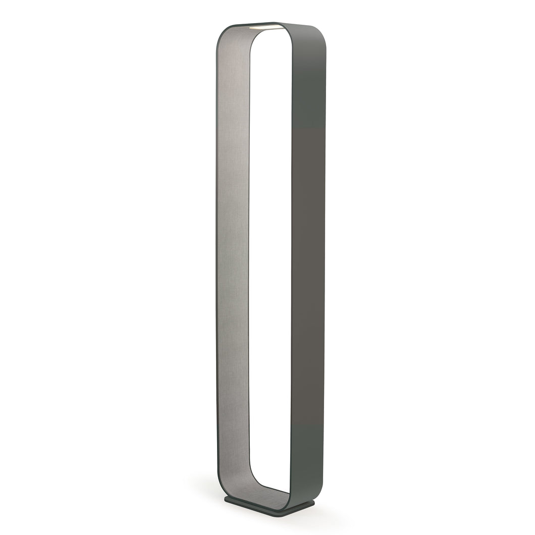 Contour LED Floor Lamp in Graphite/Coal.
