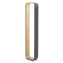 Load image into Gallery viewer, Contour LED Floor Lamp in Graphite/White Oak.
