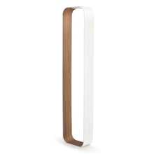 Load image into Gallery viewer, Contour LED Floor Lamp in White/Walnut.
