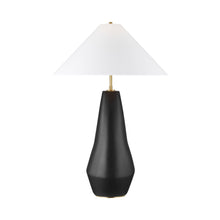 Load image into Gallery viewer, Contour LED Tall Table Lamp in Black and White.
