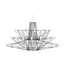 Load image into Gallery viewer, Coppelia LED Chandelier in Black (Large/157.5-Inch).
