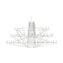 Load image into Gallery viewer, Coppelia LED Chandelier in Chrome (Large/157.5-Inch).
