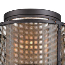 Load image into Gallery viewer, Copper Mountain Flush Mount Ceiling Light in Detail.
