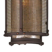 Load image into Gallery viewer, Copper Mountain Outdoor Wall Light in Detail.
