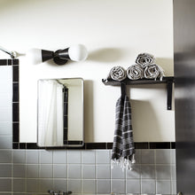 Load image into Gallery viewer, Cora Wall Light in bathroom.
