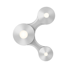 Load image into Gallery viewer, Coral Surface™ LED Flush Mount Ceiling Light in Bright Satin Aluminum.

