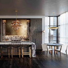 Load image into Gallery viewer, Adara Pendant Light in living room.
