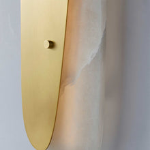 Load image into Gallery viewer, Aquamarine LED Wall Light in Detail.
