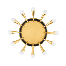 Load image into Gallery viewer, Aries Semi Flush Mount Ceiling Light in Detail.
