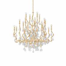 Load image into Gallery viewer, Aveline Chandelier in Gold Leaf (20-Light).
