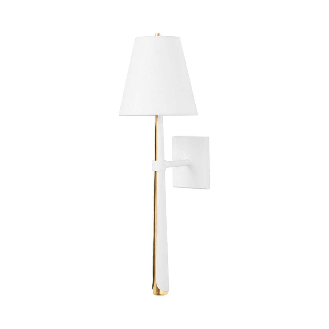 Esmeralda Wall Light in Gesso White.