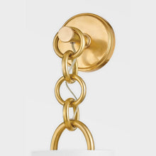 Load image into Gallery viewer, Kansa Wall Light in Detail.
