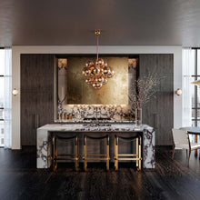 Load image into Gallery viewer, Kyoto Chandelier in kitchen.
