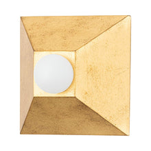 Load image into Gallery viewer, Max Wall Light in Vintage Gold Leaf.
