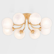 Load image into Gallery viewer, Onyx Semi Flush Mount Ceiling Light in Detail.
