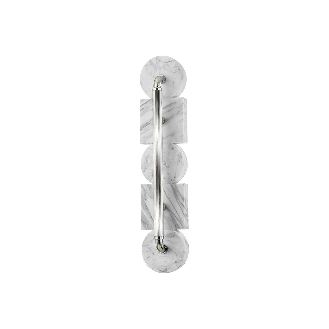 Sena LED Wall Light in Burnished Nickel (Small).