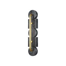 Load image into Gallery viewer, Sena LED Wall Light in Vintage Brass (Small).
