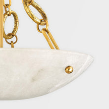 Load image into Gallery viewer, Yadira Semi Flush Mount Ceiling Light in Detail.

