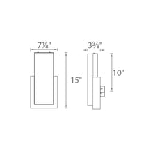 Load image into Gallery viewer, Corbusier LED Wall Light - line drawing.
