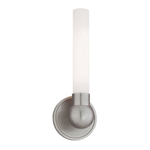 Load image into Gallery viewer, Cornwall Bath Wall Light in 1-Light/Satin Nickel.
