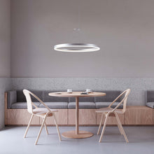 Load image into Gallery viewer, Corona Ring LED Pendant Light in restaurant.

