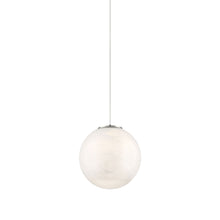 Load image into Gallery viewer, Cosmic Crystal LED Pendant Light in Brushed Nickel.
