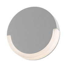 Load image into Gallery viewer, CRCL Outdoor LED Wall Light in Textured Gray.
