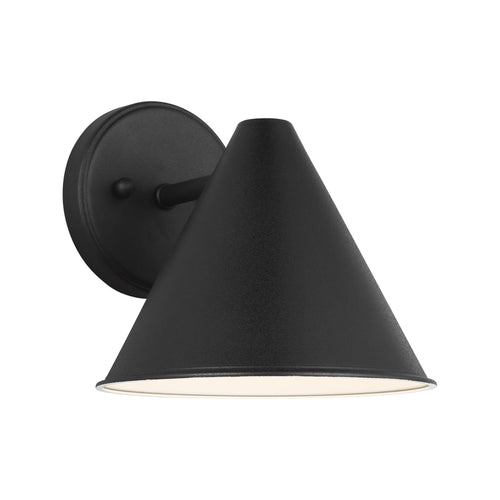 Crittenden Outdoor Wall Light in Black.