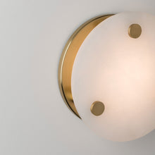 Load image into Gallery viewer, Croton LED Flush Mount Ceiling Light in Detail.
