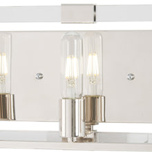 Load image into Gallery viewer, Crystal Chrome Bath Vanity Light Detail.
