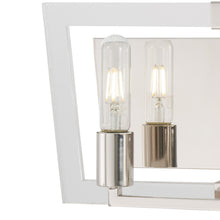 Load image into Gallery viewer, Crystal Chrome Bath Vanity Light Detail.

